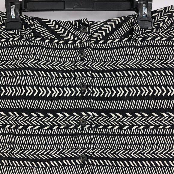 Anthropologie-Maeve Fieldnotes Button Front Mini Skirt Size 12 - Picture 5 of 16